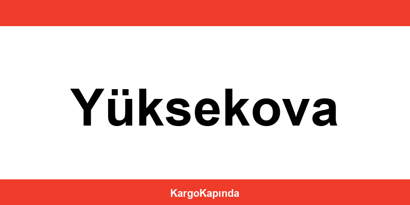 Aras Kargo Yüksekova şubeleri ve iletişim bilgileri