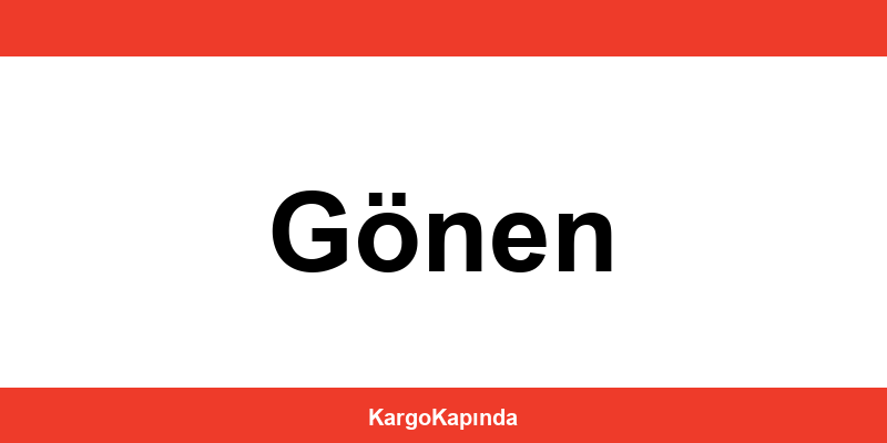 Aras Kargo Gönen şubeleri ve iletişim bilgileri