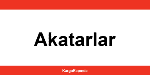 Aras Kargo Akatarlar şubeleri ve iletişim bilgileri