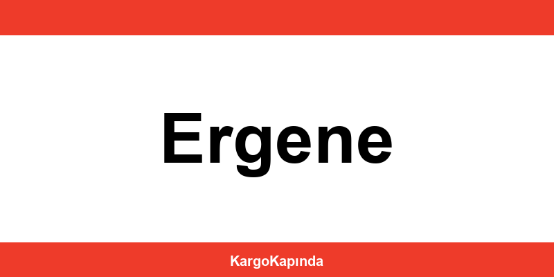 Aras Kargo Ergene şubeleri ve iletişim bilgileri