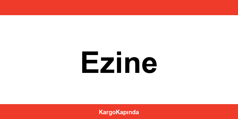 Aras Kargo Ezine şubeleri ve iletişim bilgileri