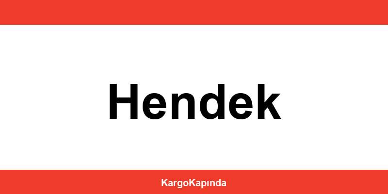 Aras Kargo Hendek şubeleri ve iletişim bilgileri