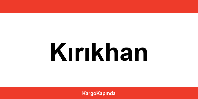 Aras Kargo Kırıkhan şubeleri ve iletişim bilgileri