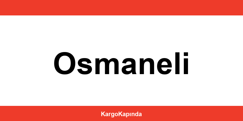 Aras Kargo Osmaneli şubeleri ve iletişim bilgileri